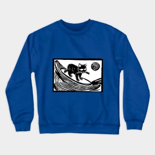 Surfer cat II Crewneck Sweatshirt